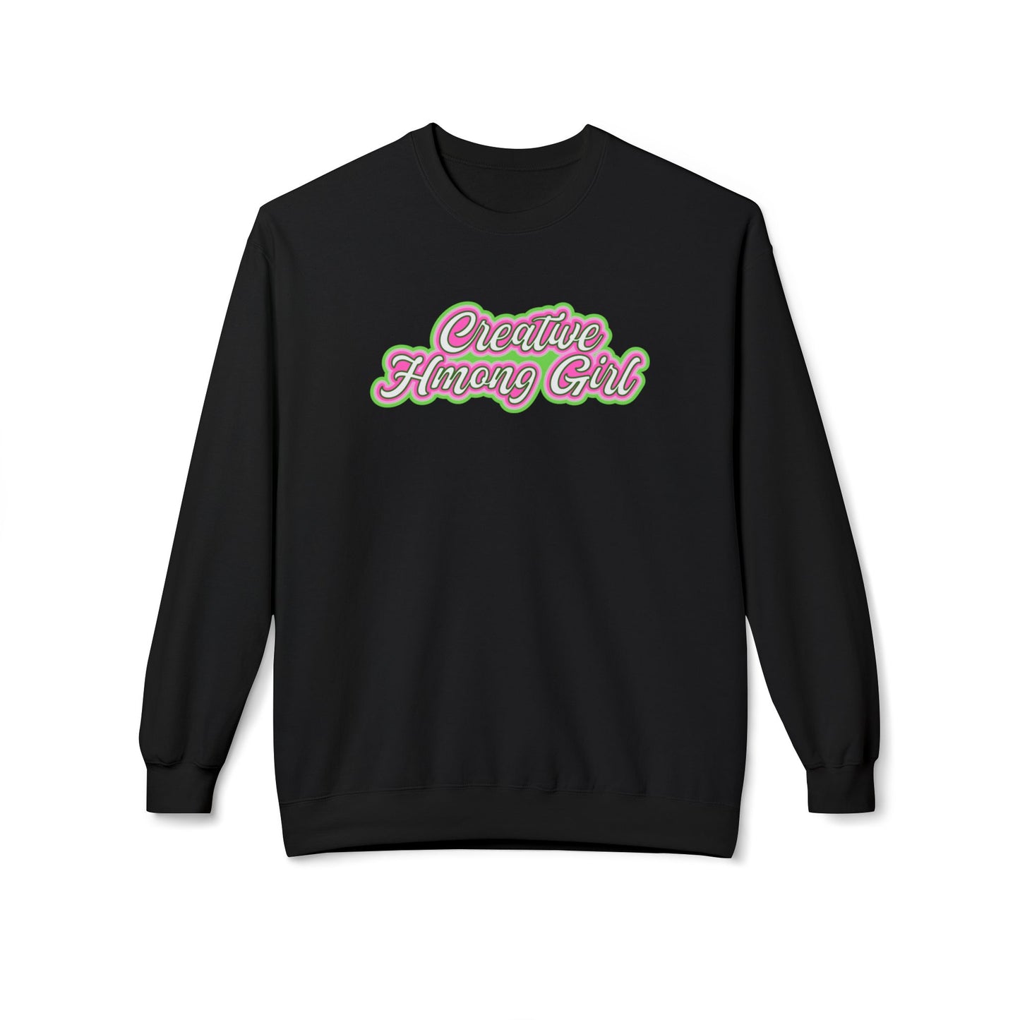 Creative Hmong Girl Crewneck