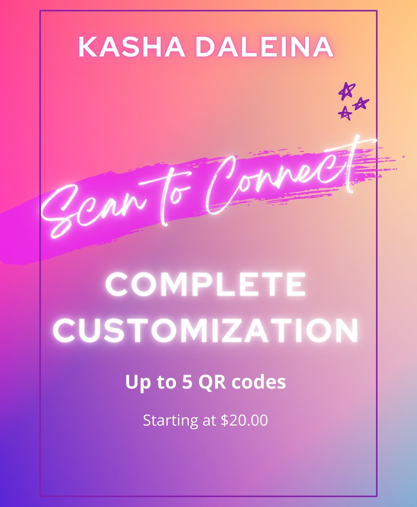 Scan to Connect Sign