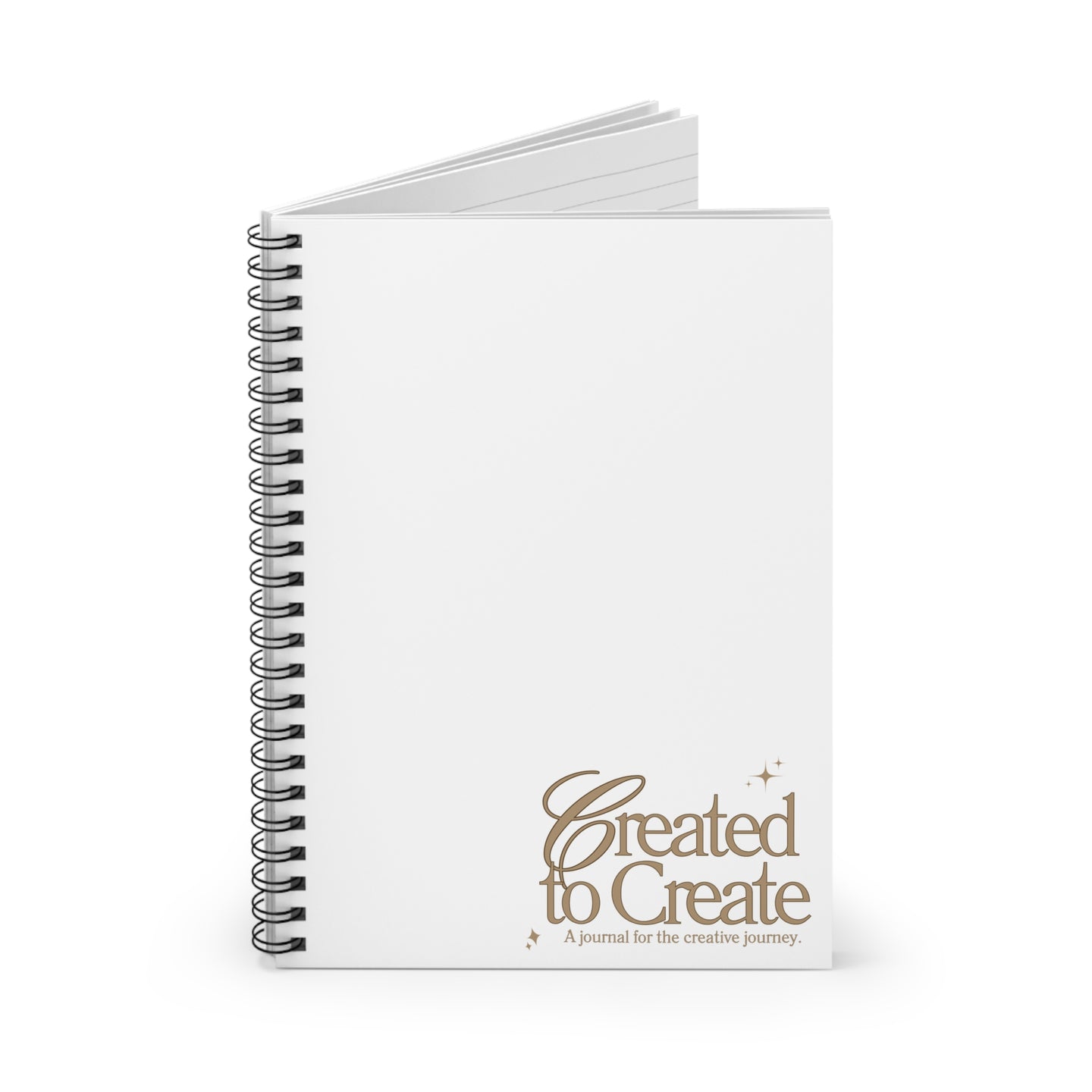 Created to Create Spiral Notebook