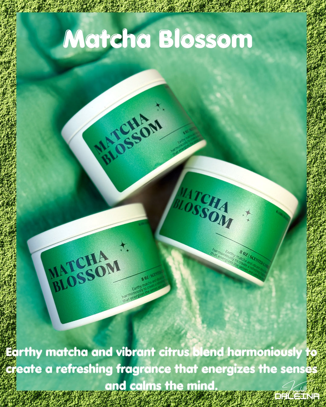 Matcha Blossom Candle